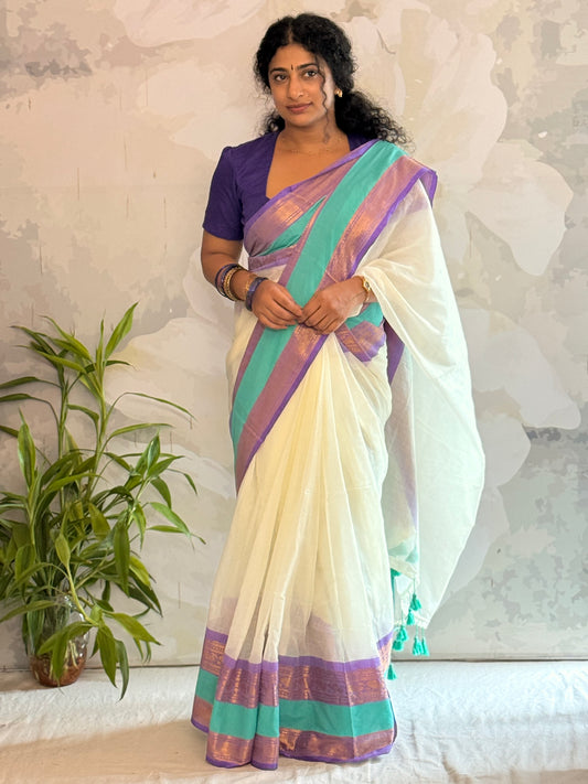 Mul Mul saree