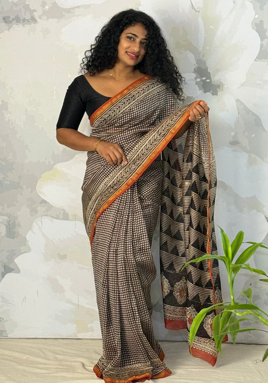Terra Chanderi saree