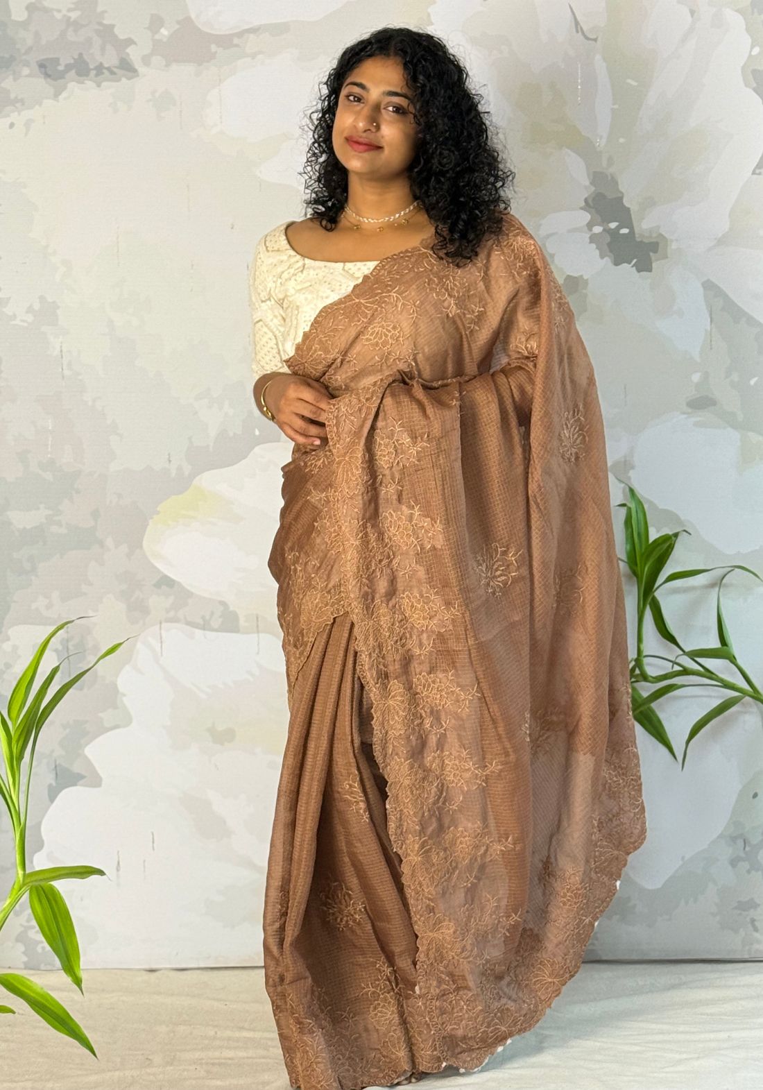 Embroidered Kotta Saree