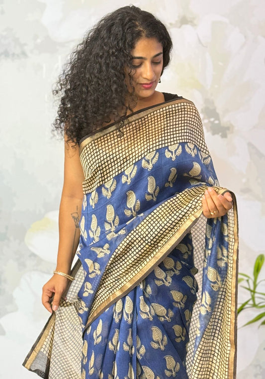 Terra Chanderi saree