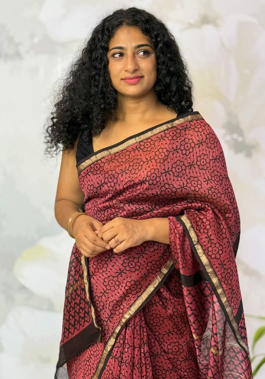 Terra Chanderi saree