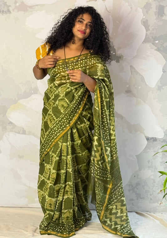 Terra Chanderi saree