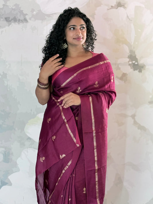 Semi Silk Banarasi saree
