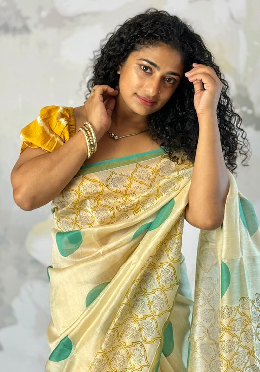 Terra Chanderi saree