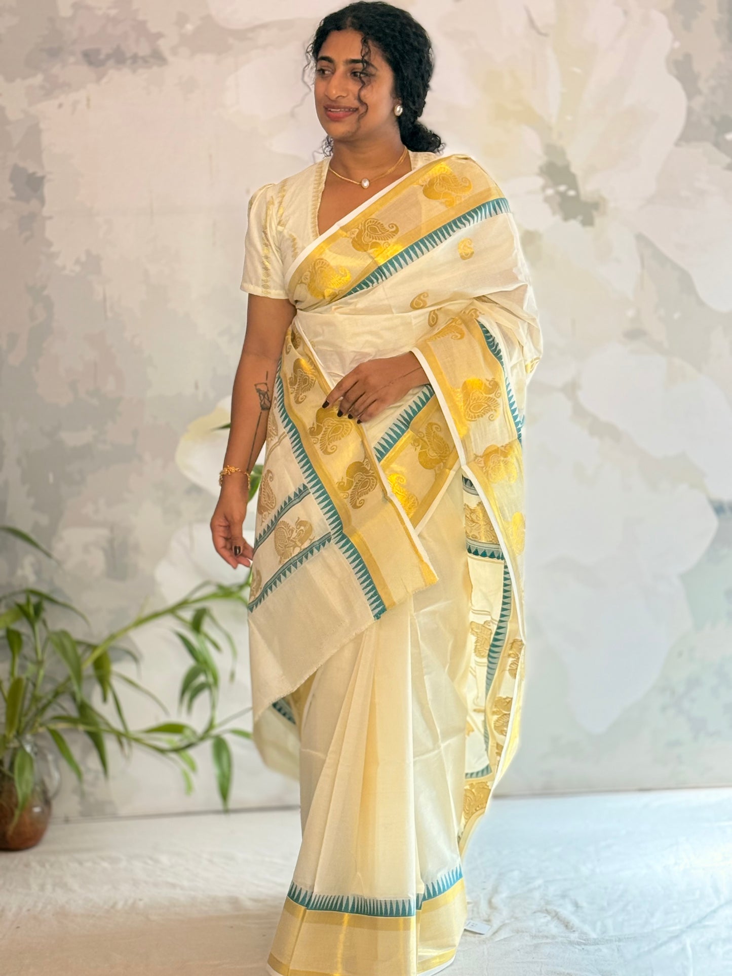 Kerala Cotton saree