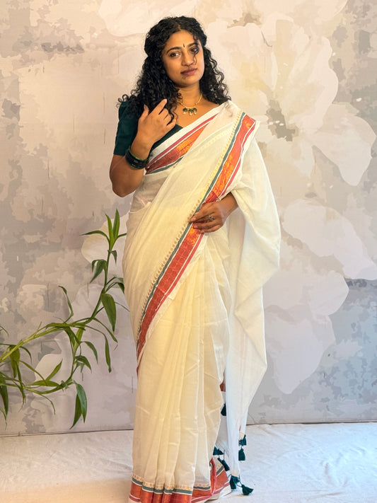 Mul Mul saree