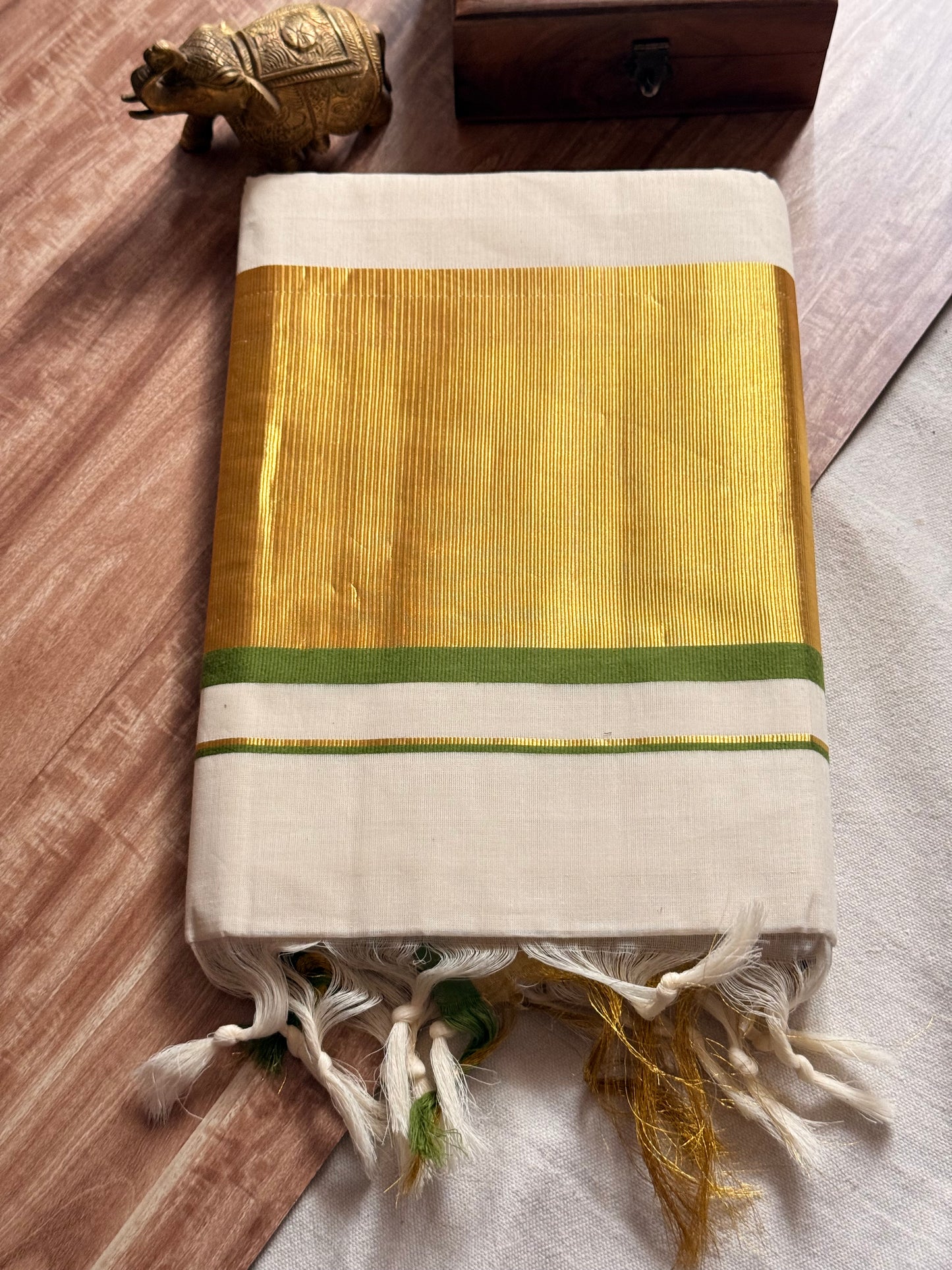 Handloom kerala Cotton saree