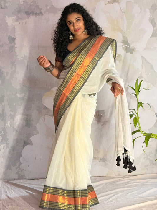 Mul Mul saree
