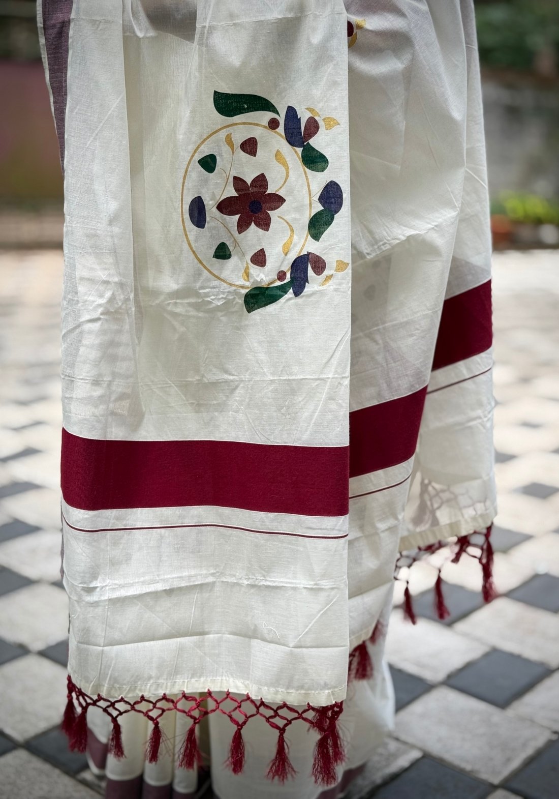 The off white sarees