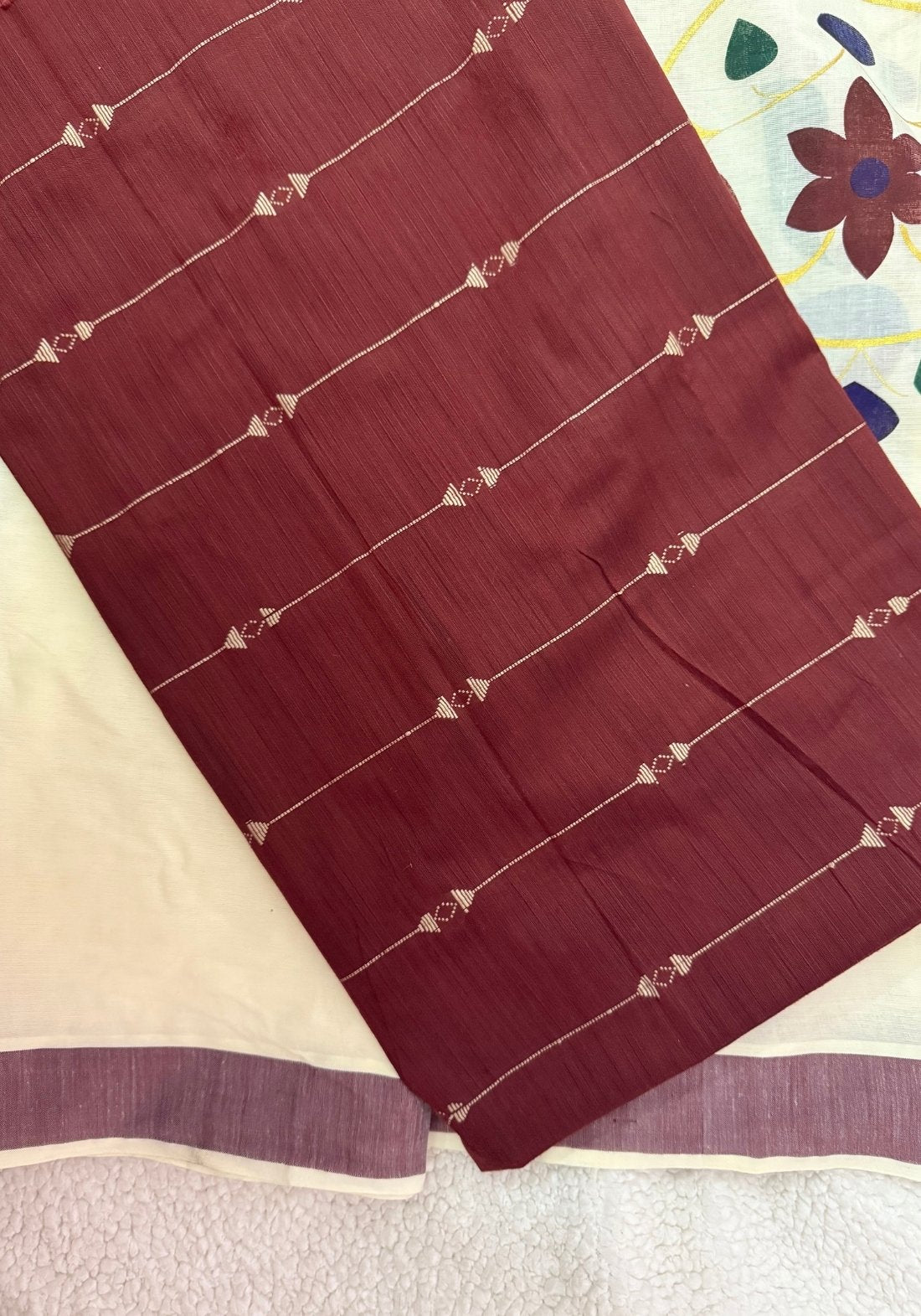 The off white sarees