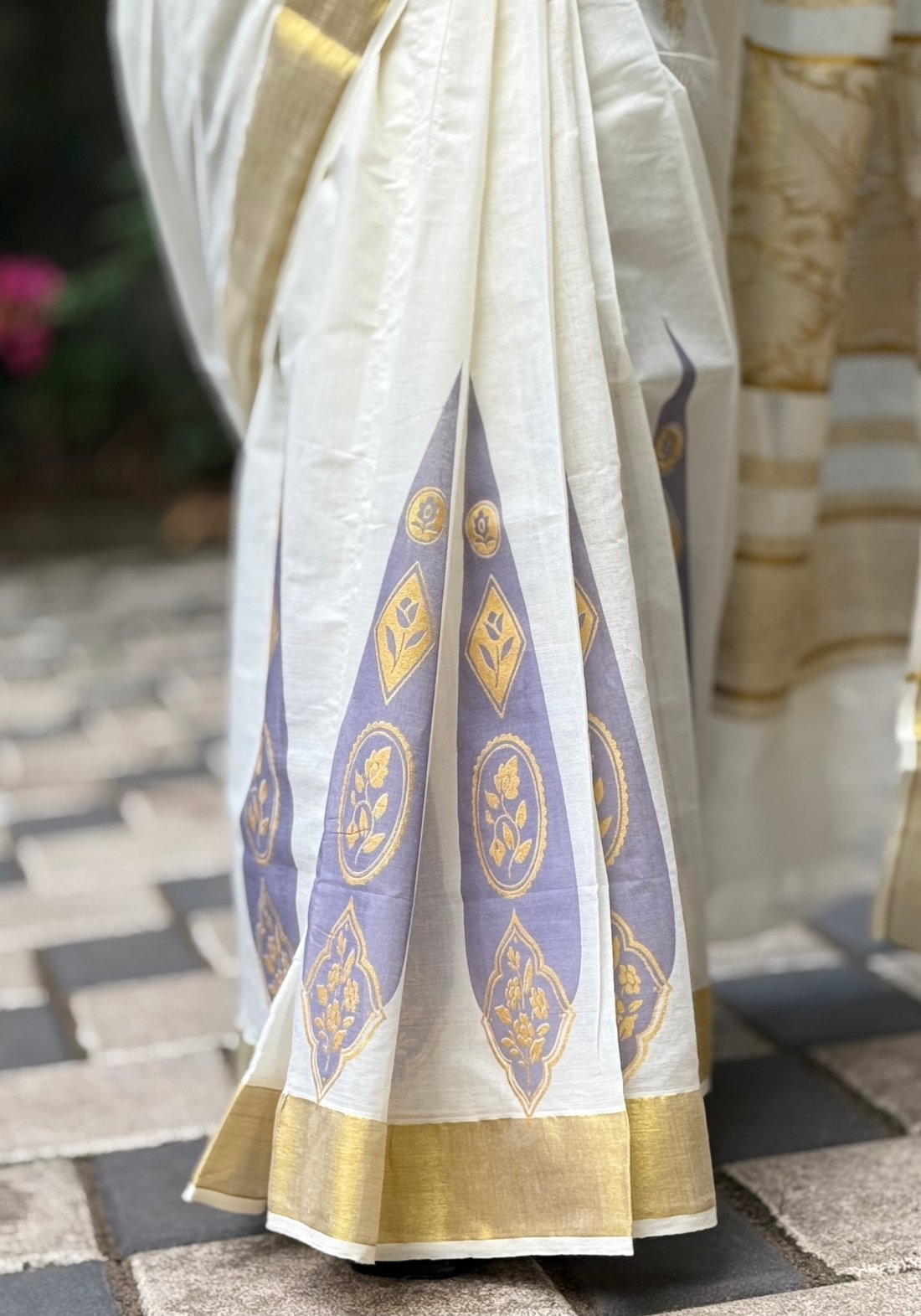 The off white sarees
