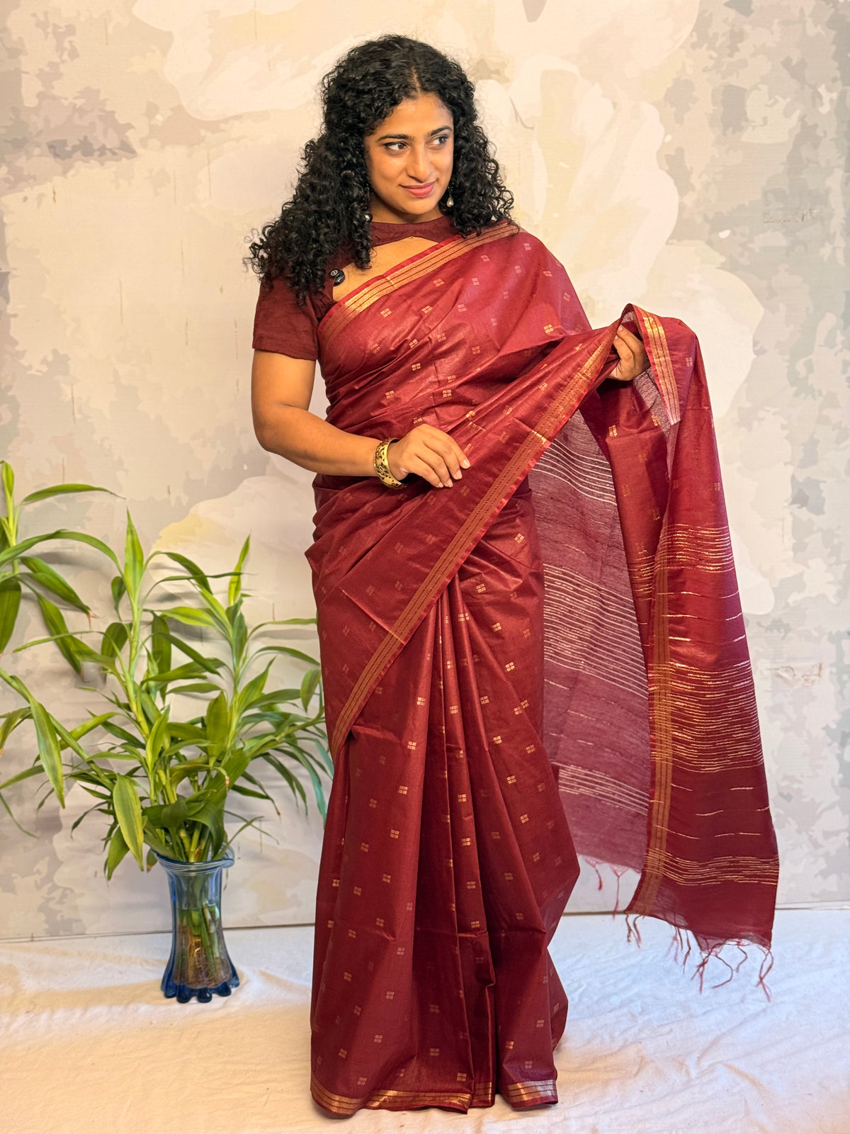 Semi Tussar Saree