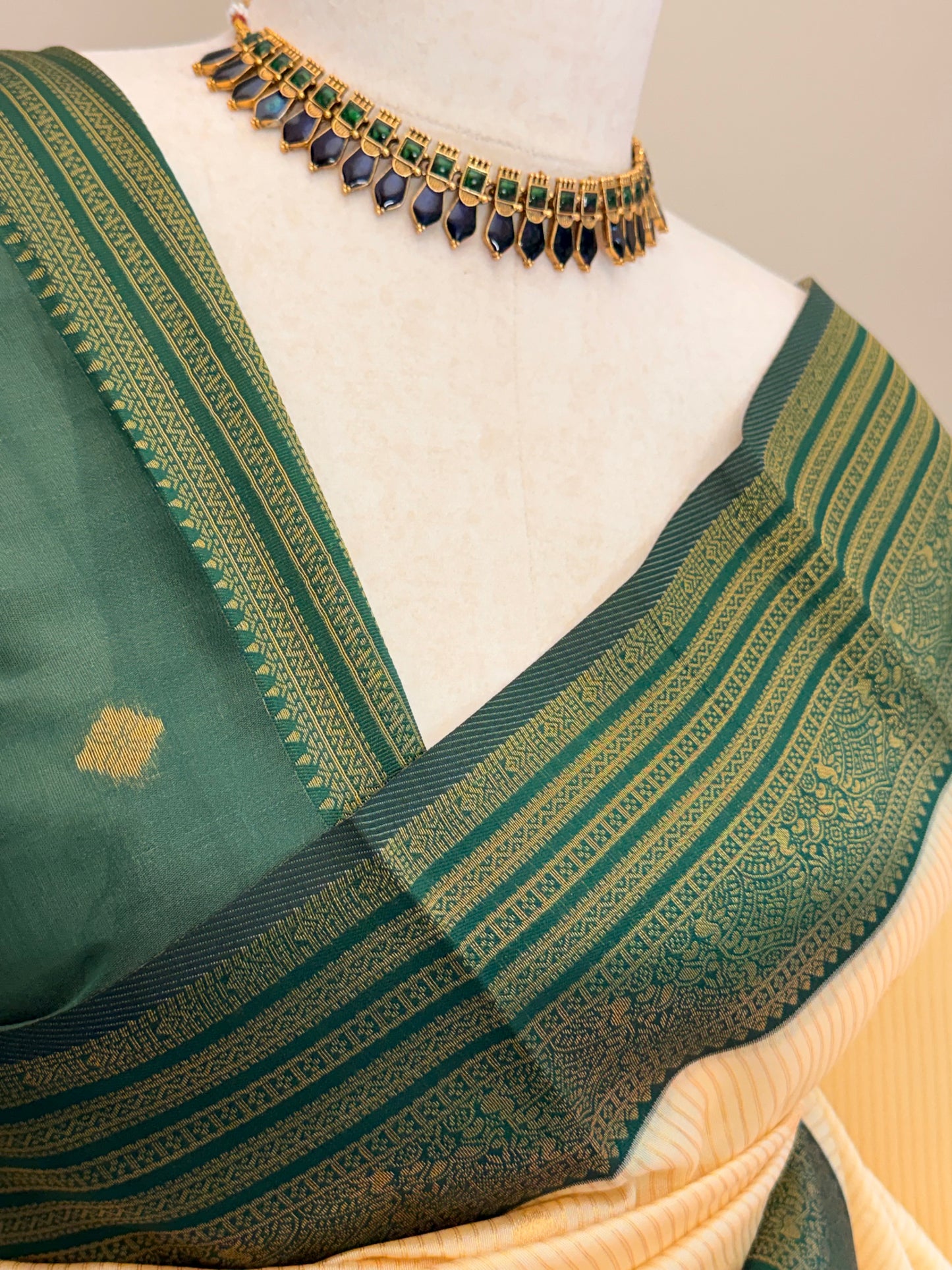 Semi Silk stripe saree