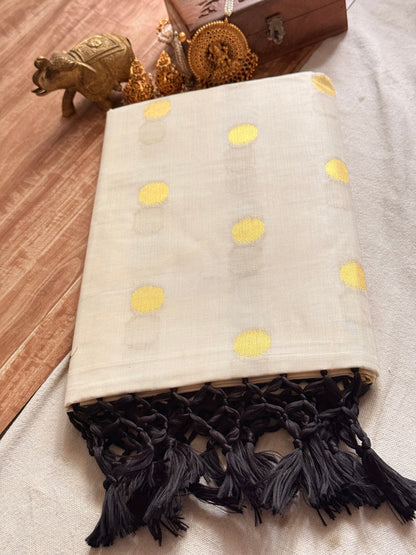 Polka  Kerala Cotton saree