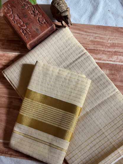 Tissue Stripe Set Mundu