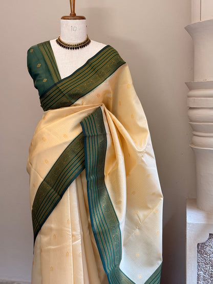Semi Silk stripe saree