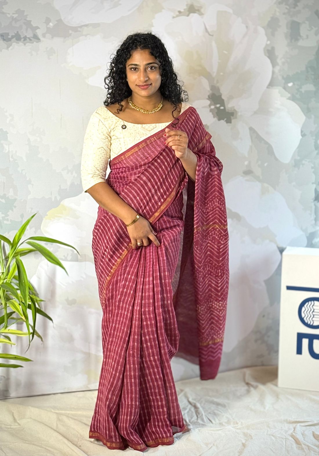 Terra Chanderi saree