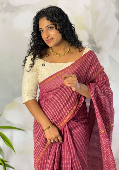 Terra Chanderi saree