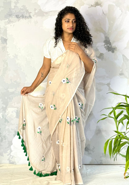 Mul Muls Flora saree