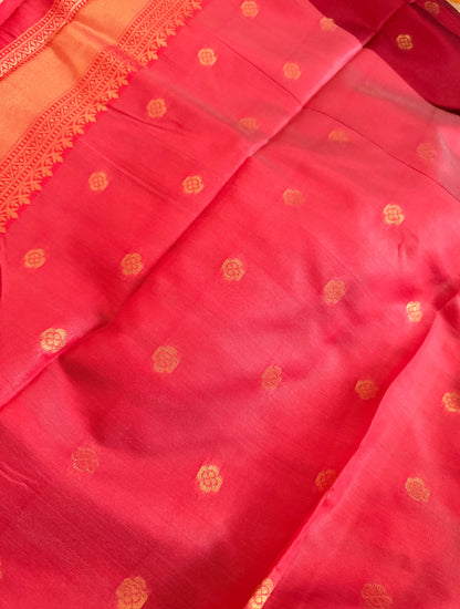 Semi Silk off white saree