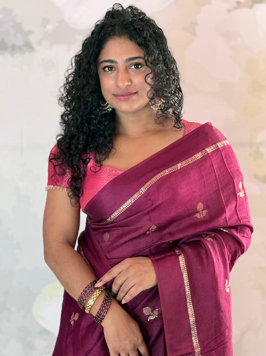 Semi Silk Banarasi saree