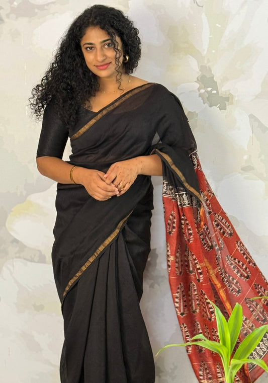 Terra Chanderi saree
