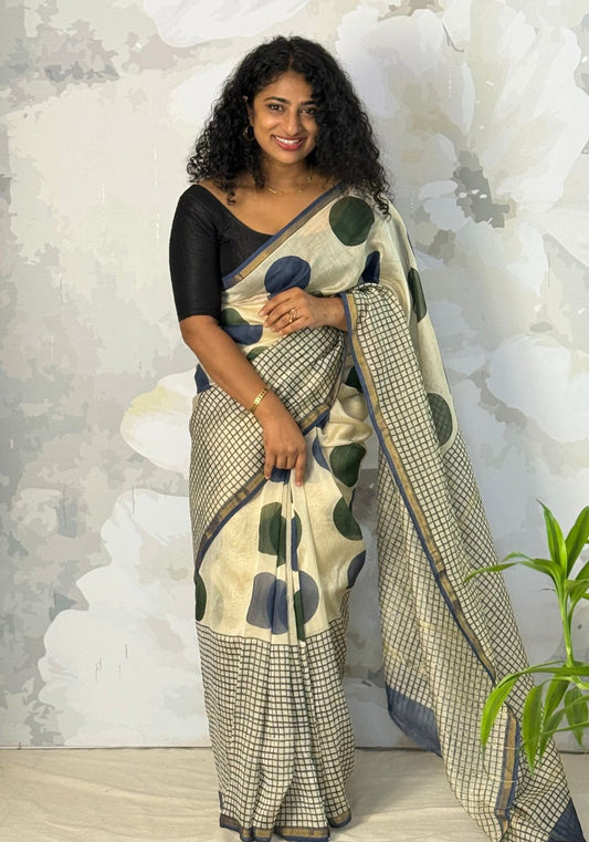 Terra Chanderi saree