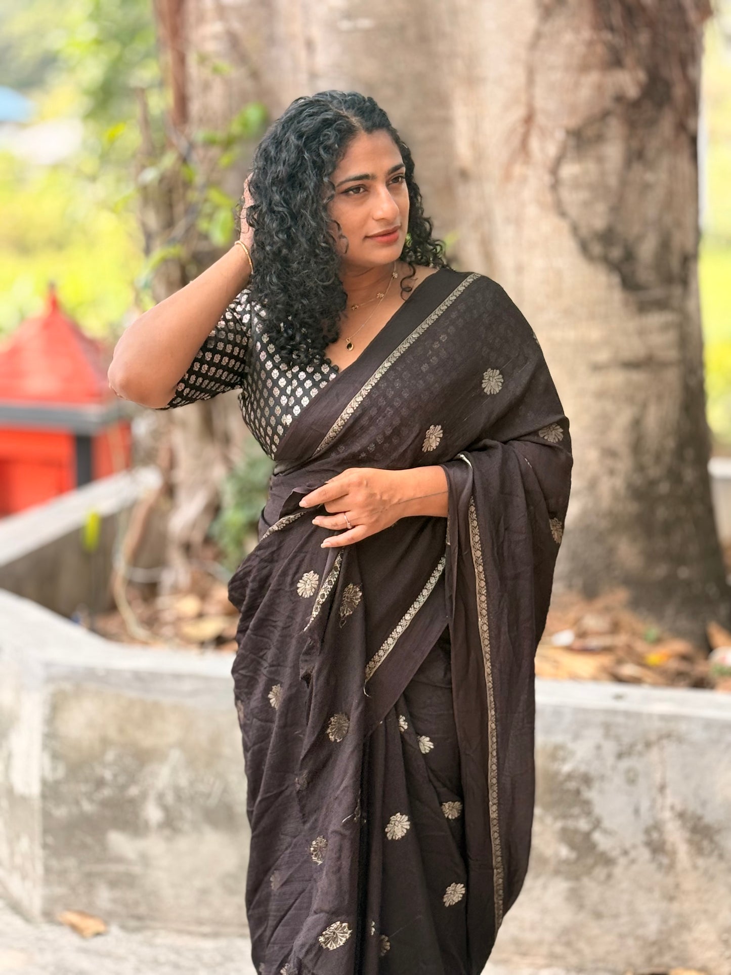 Semi Silk Banarasi saree