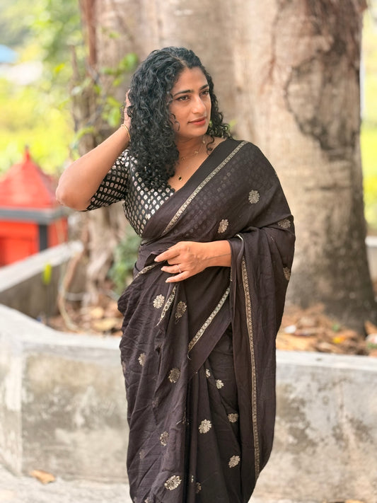 Semi Silk Banarasi saree