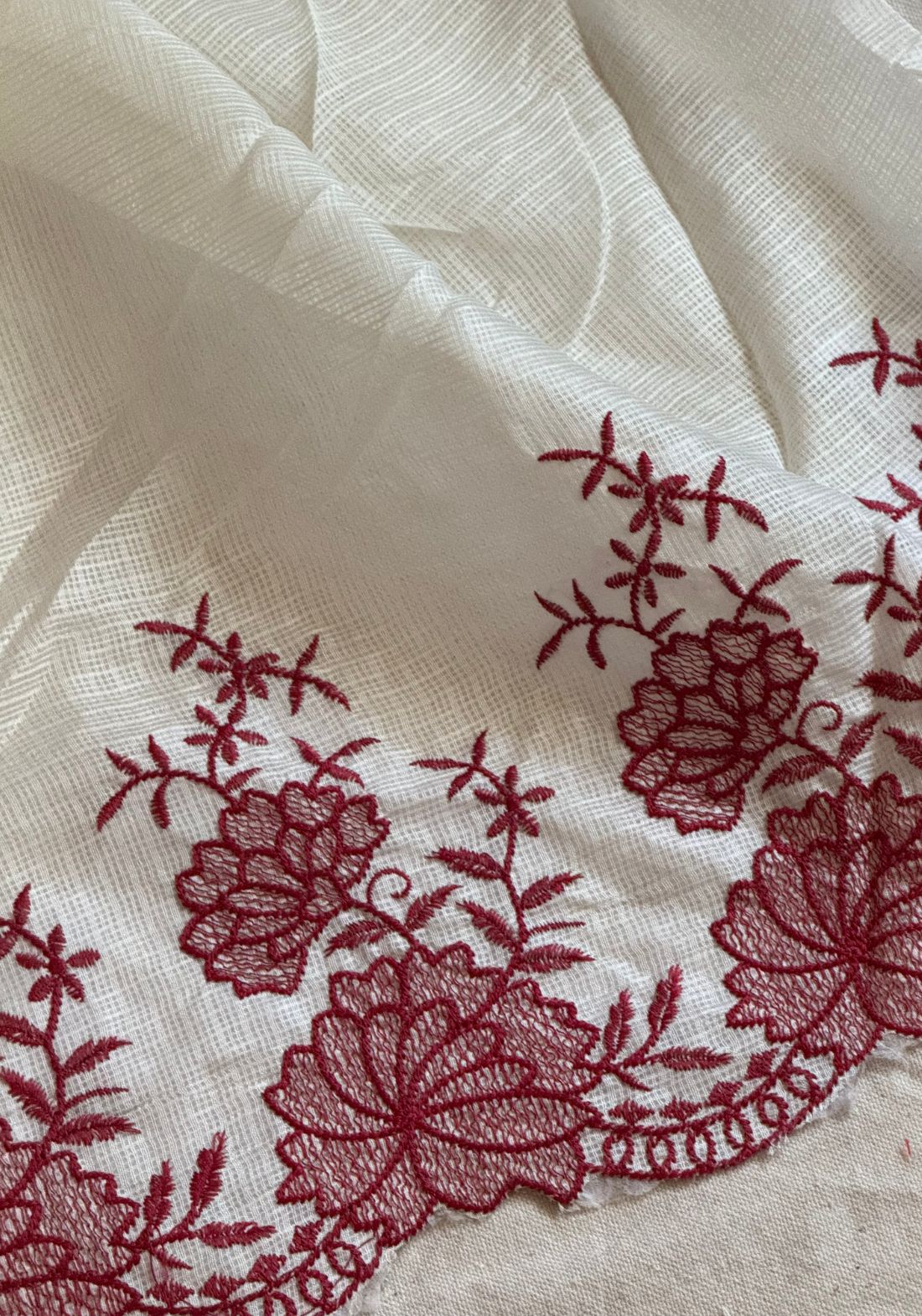 Embroidered Kotta Saree