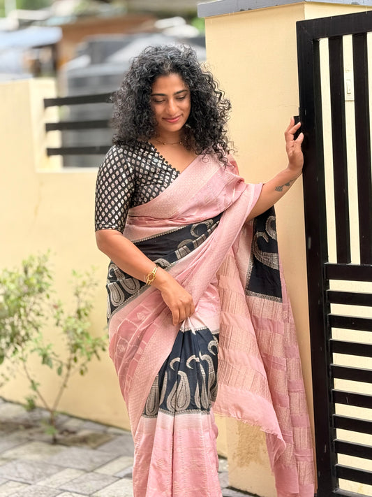 Georgette banarasi saree