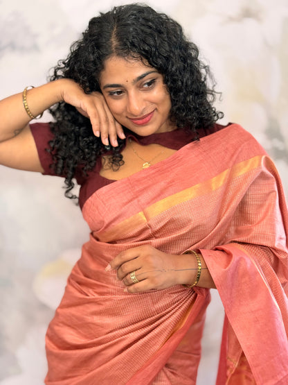 Semi Tussar Saree