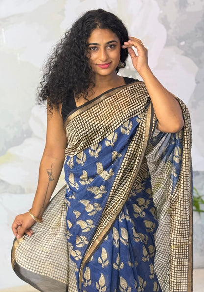 Terra Chanderi saree