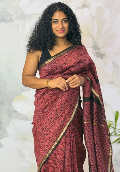Terra Chanderi saree