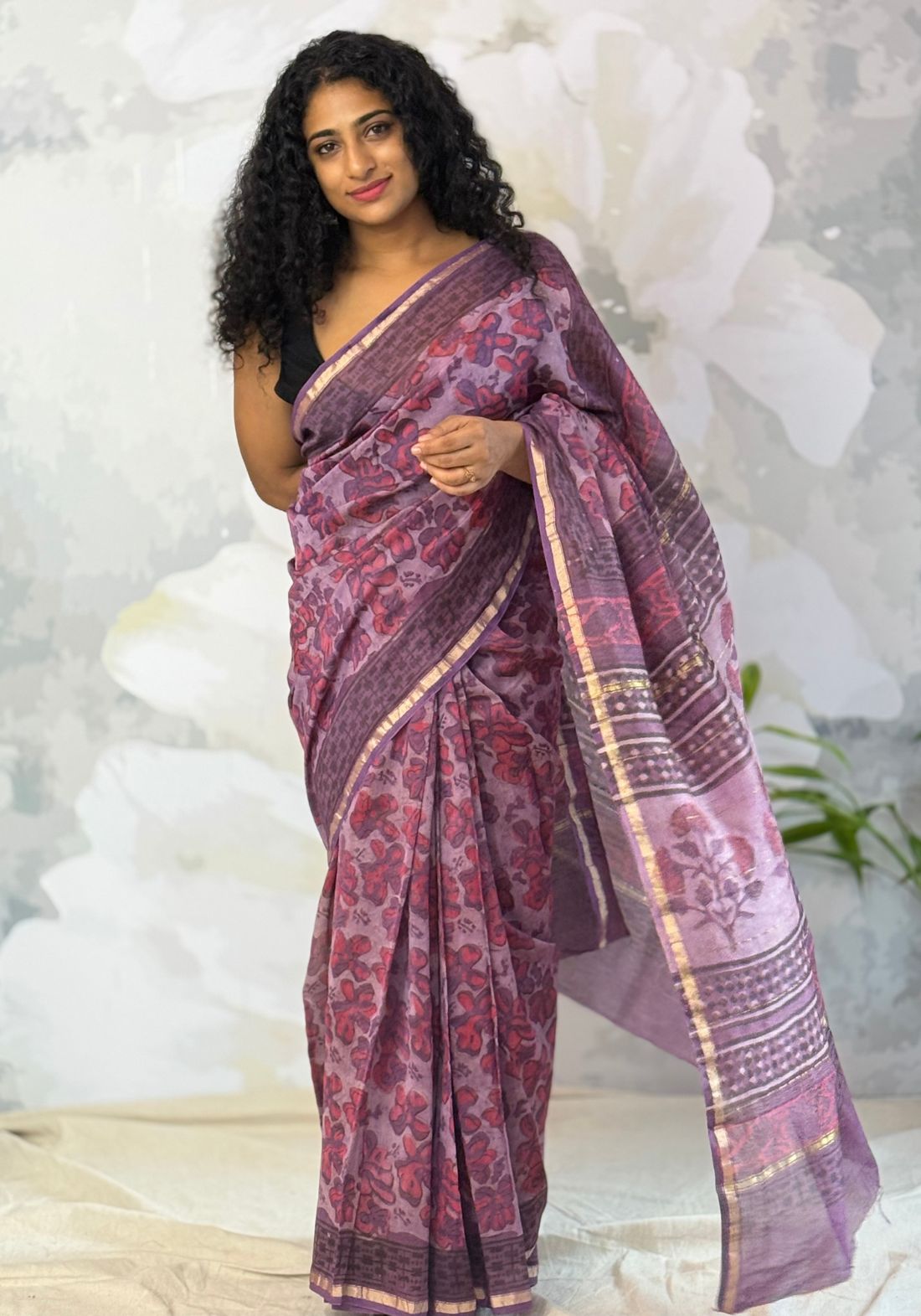 Terra Chanderi saree