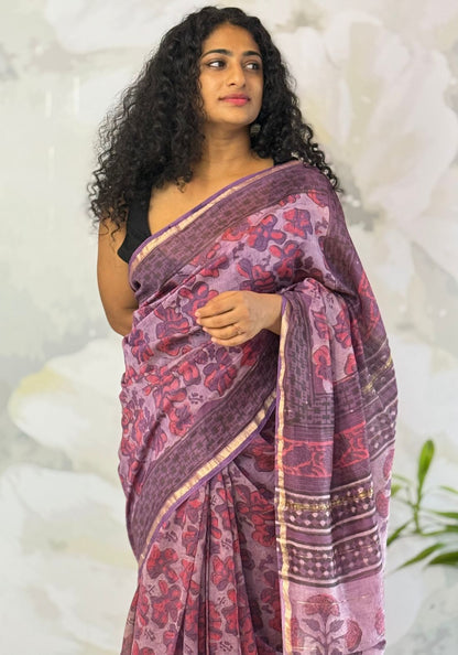 Terra Chanderi saree