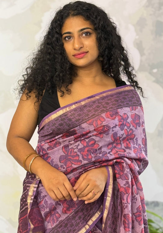 Terra Chanderi saree