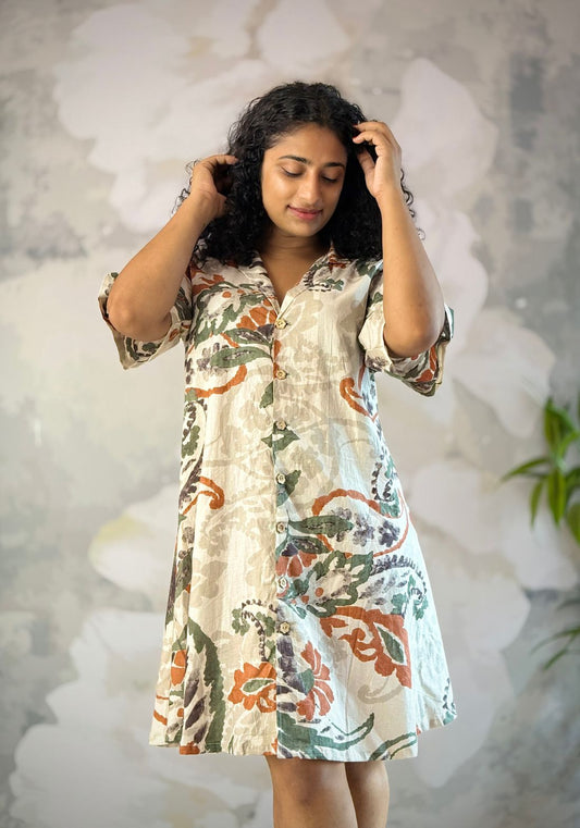 Ira cotton Shirt dress