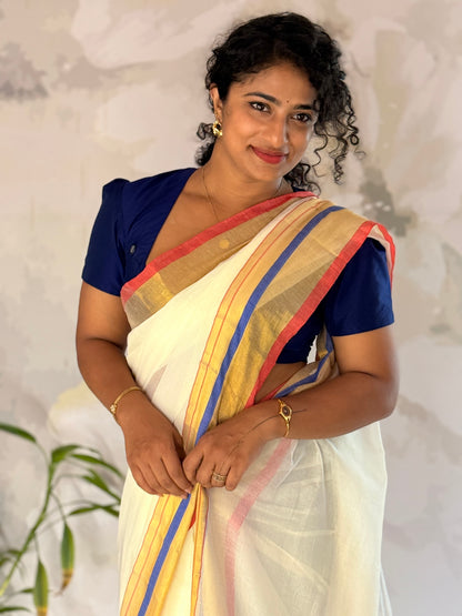 Mul Mul saree