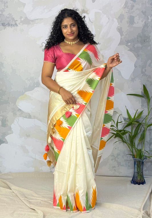 Pravah Temple saree