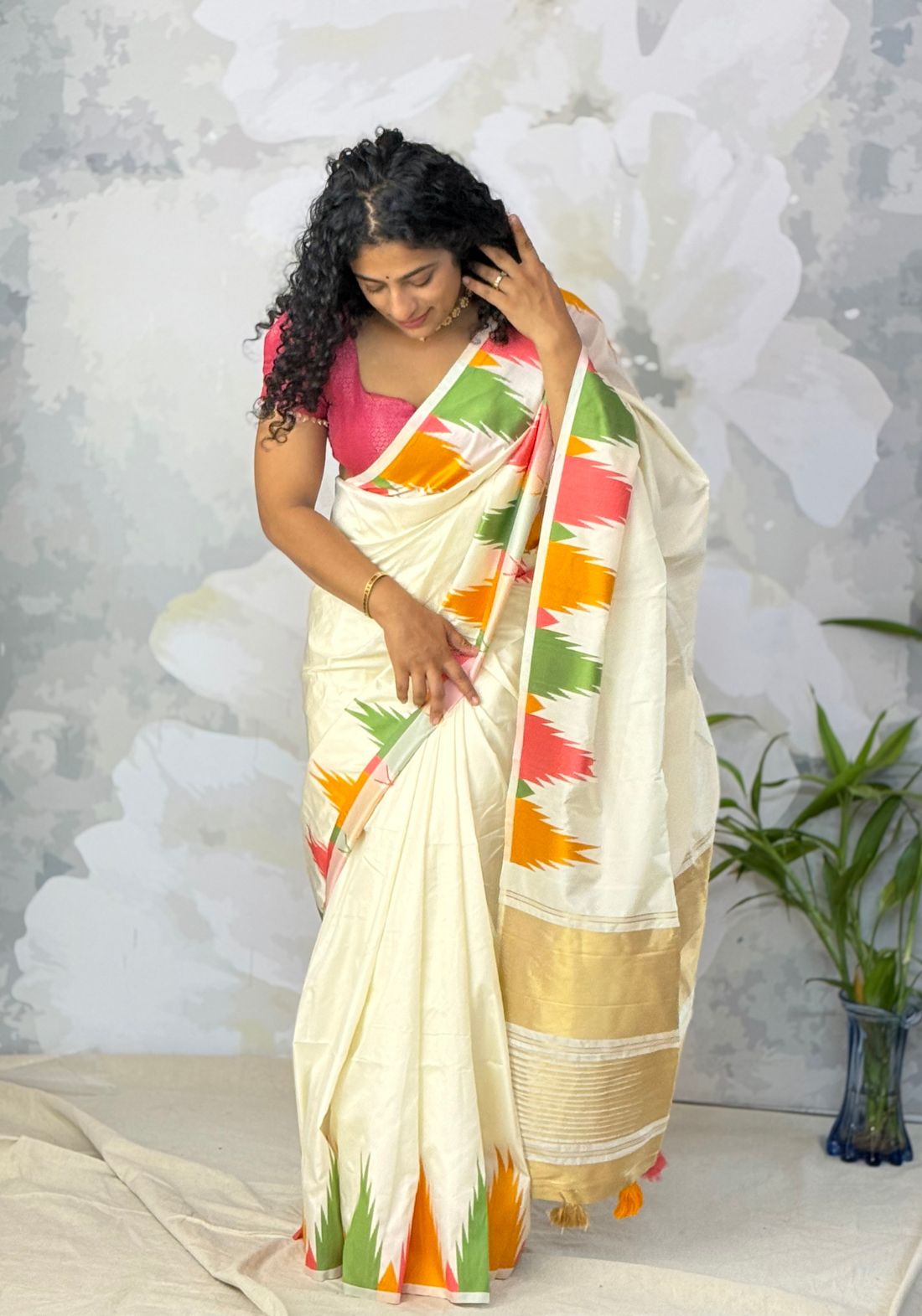 Pravah Temple saree