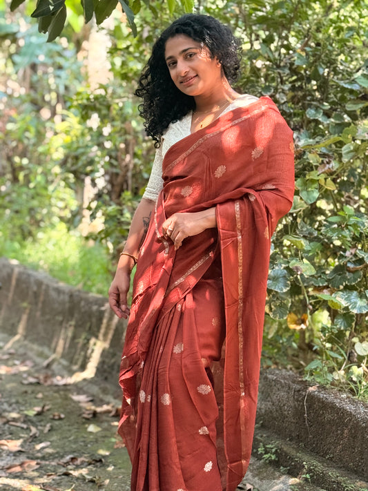 Semi Silk Banarasi saree