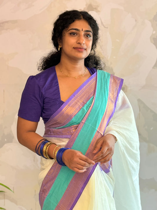 Mul Mul saree