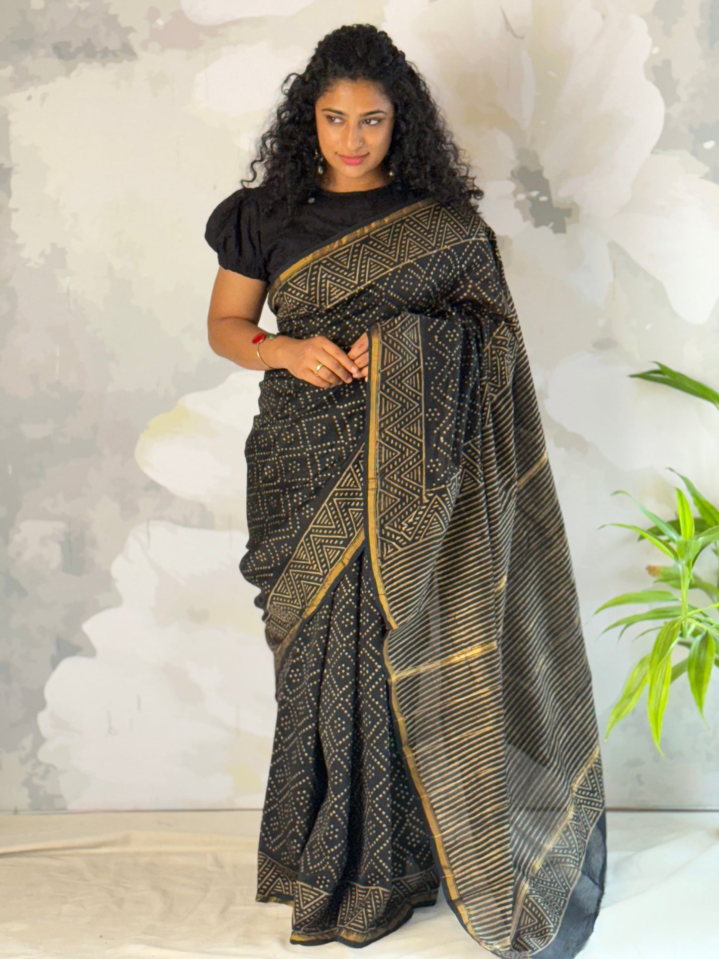 Terra Chanderi saree
