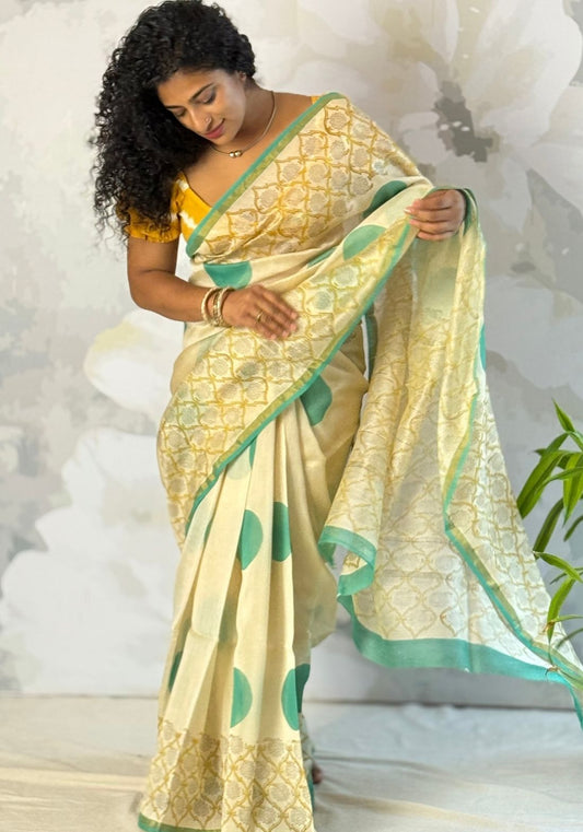 Terra Chanderi saree