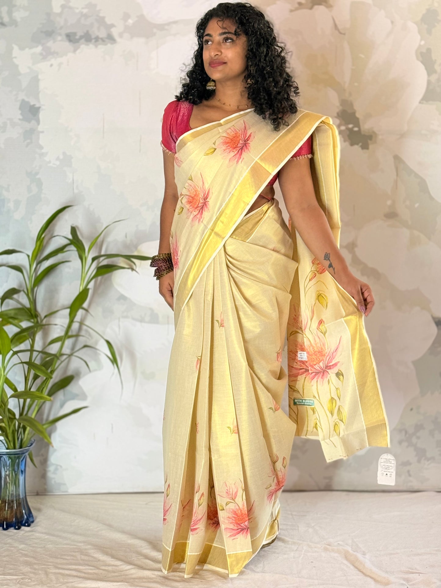 Kerala Tissue Saree