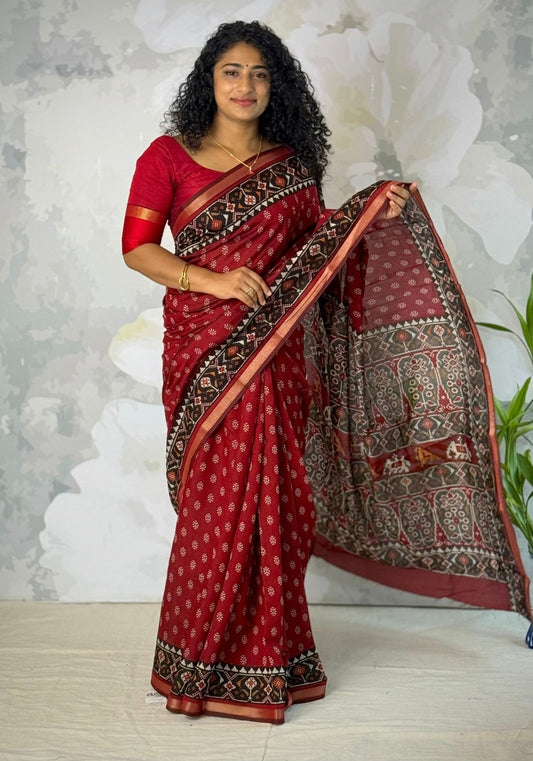 Maheshwari Pochampally Saree