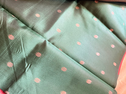Paisley border Semi silk saree