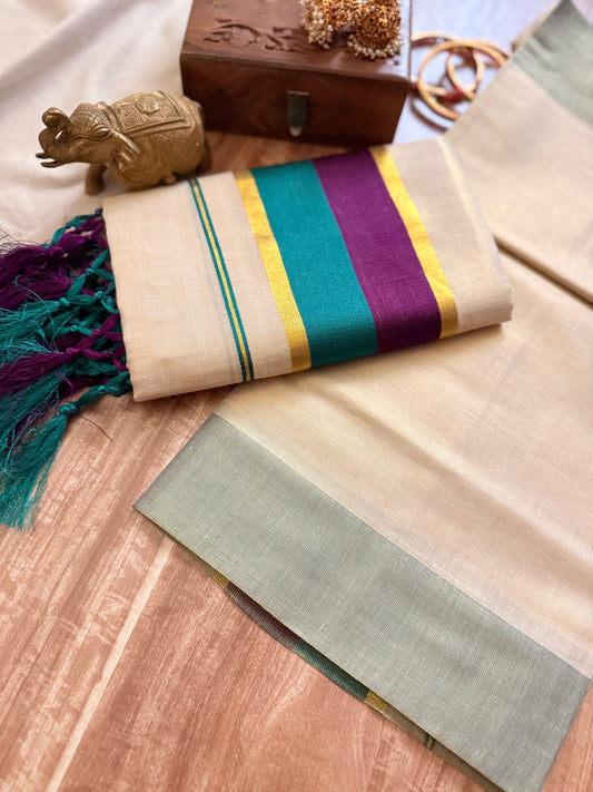 Set Mundu Kara and Kasavu