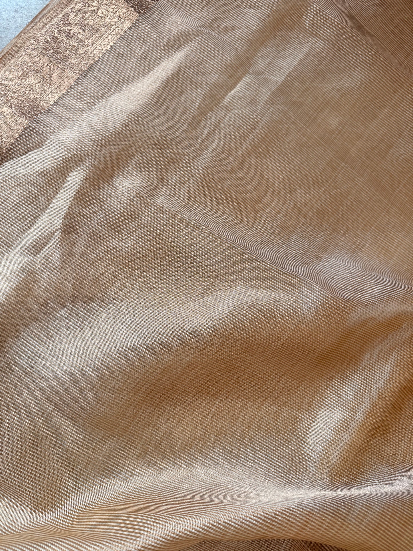 Cutwork  Semi Tussar Saree